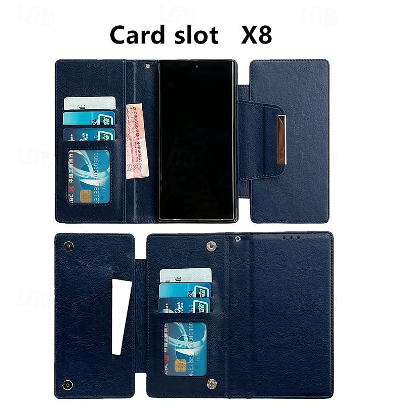 Phone Case For Samsung Galaxy S24 S23 S22 S21 Ultra Plus A55 A35 A25 A15 5G A54 A34 A14 A53 A33 A23 A13 S20 FE S25 Ultra Back Cover with Stand Holder Magnetic Card Slot Retro TPU PU Leather 2025 - $24.99 –P3