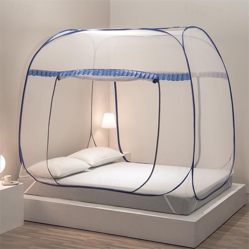 79" Double Door Mosquito Net Plus Size Mosquito Tent Increase Density Gauze Mosquito Net for Bed Mosquito Netting Free Installation 2025 - $37.99 –P18