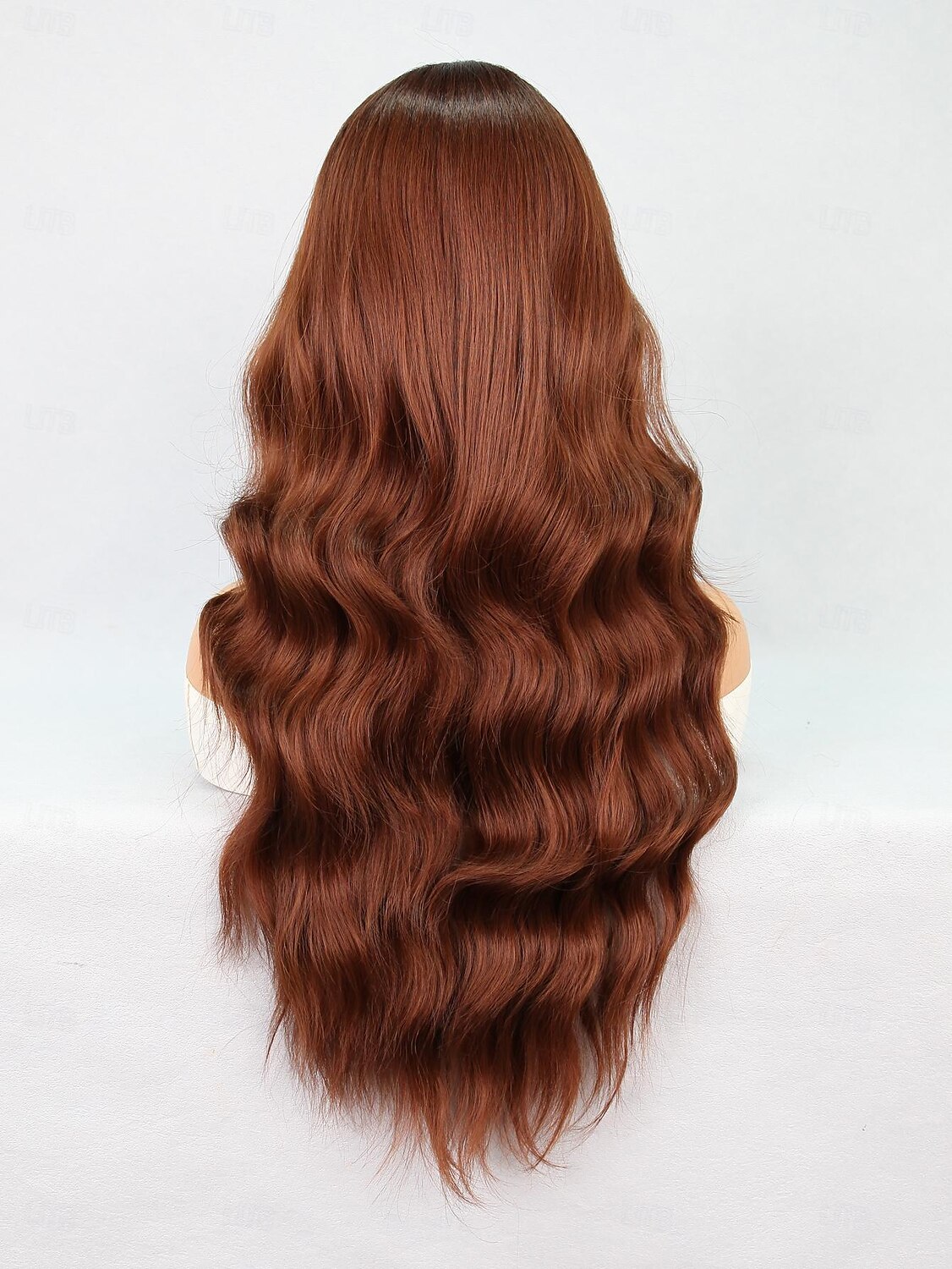 Synthetic Lace Wig Natural Wave Style 26 inch Multi-color Middle Part U Part Wig Women's Wig Black / Gold Black Brown Black / Gray 2025 - $26.99 –P5