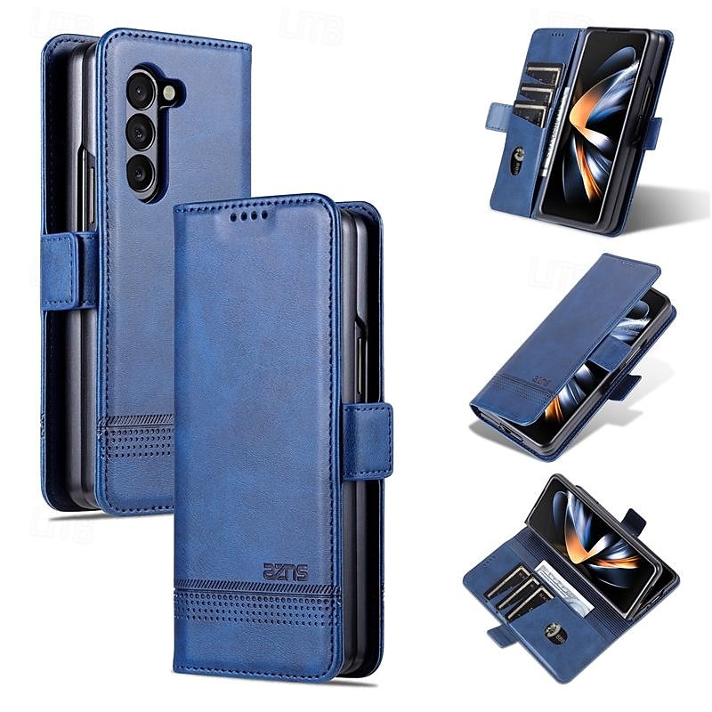 Handy Hülle Handyhüllen Für Samsung Galaxy Z Fold 7 Z Fold 6 Z Fold 5 Z Fold 4 Z Fold 3 Brieftaschenhülle Vollschutz Ständer Kartenfach Retro PC PU-Leder 2025 - $18.99 –P11
