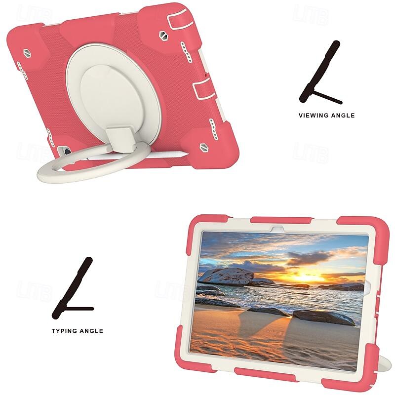 Tablet Case Cover For Samsung Galaxy Tab A9 8.7" A8 10.5'' A9 Plus 11" Pencil Holder 360° Rotation Shoulder Strap PC Silicone 2025 - $43.99 –P6