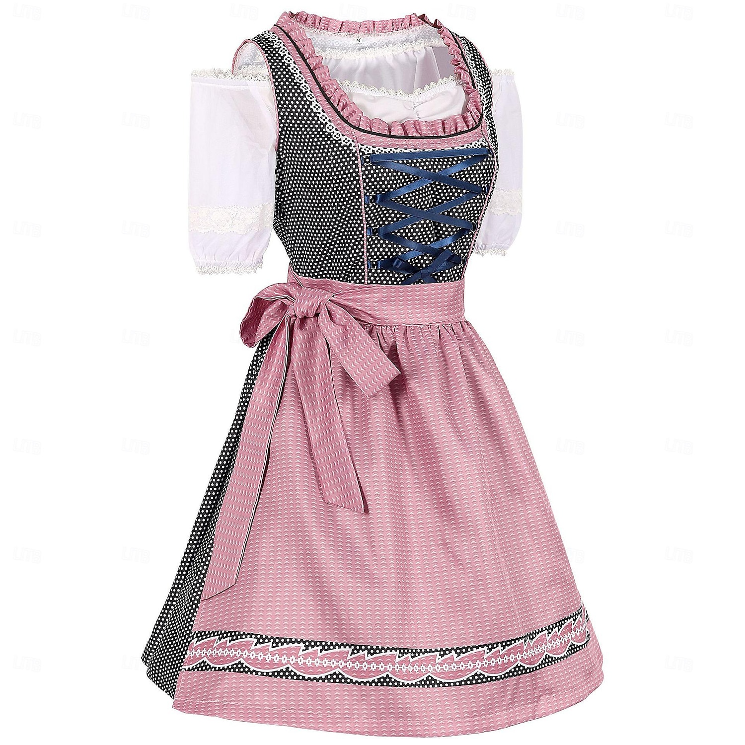 Oktoberfest Jurken Dirndl hulp in de huishouding Bavarian Weiden Dames Feest Bierfestival Doek in traditionele stijl Blouse 2025 - $47.99 –P2