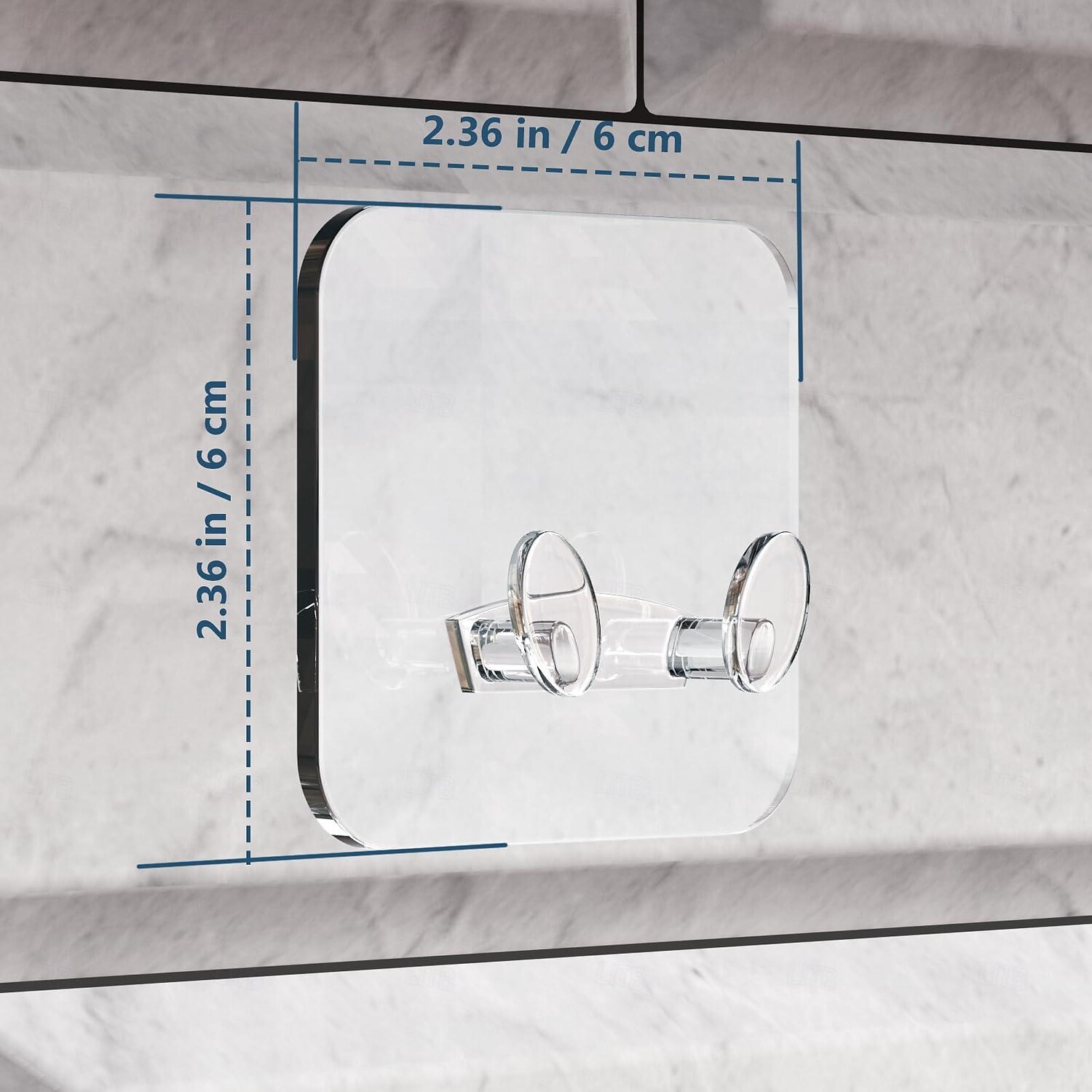 Adhesive Hook -30 Pieces With Adhesive Tape - No Damage No Tools Required No Holes Waterproof And Oil Resistant Very Suitable For Bathroom Kitchen And Home Decoration 2025 - $8.49 –P7
