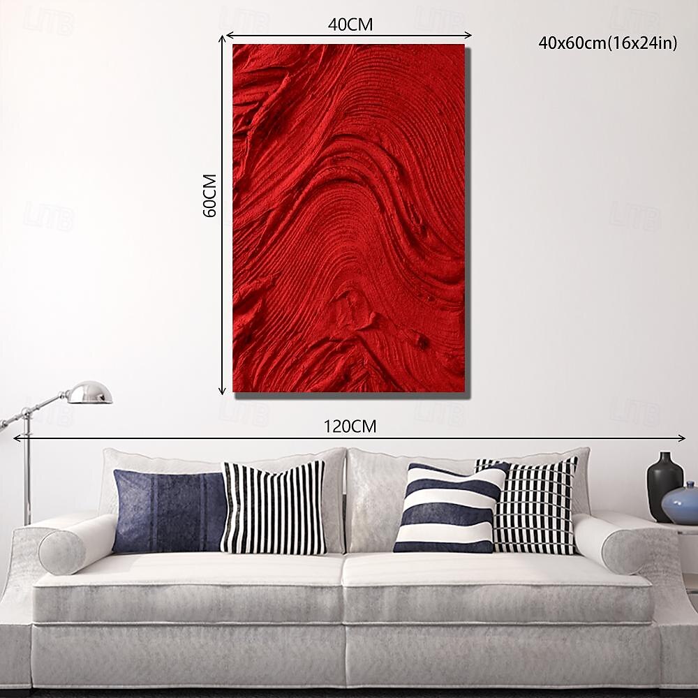 Ölgemälde handgefertigt handgemalt Wand dicke Kunst abstrakt mit Messer Leinwand Malerei Wohndekoration Dekor gespannt Rahmen fertig zum Aufhängen 2025 - $139.99 –P10
