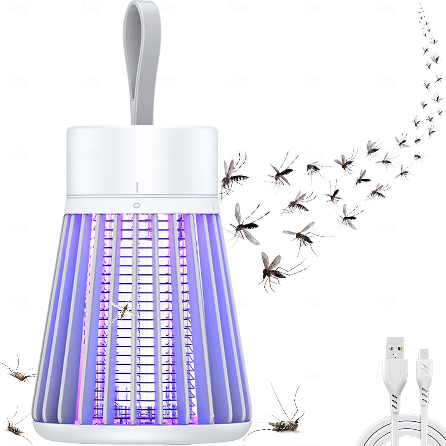 صاعق البعوض Mozz Guard - سخان بق الفراش، قاتل البعوض الطنان، صاعق البعوض زابتيك، شحن USB، رائع للاستخدام الخارجي والداخلي 2025 - $27.99 –P7