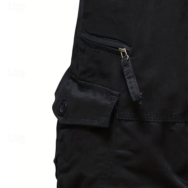Hombre Pantalones cortos tácticos Pantalón Corto Cargo Pantalón corto Shorts para senderismo Botones Multi bolsillo Plano Listo para vestir Corto Diario Exterior Ropa de calle Moda Clásico Azul 2026 - $21.99 –P16