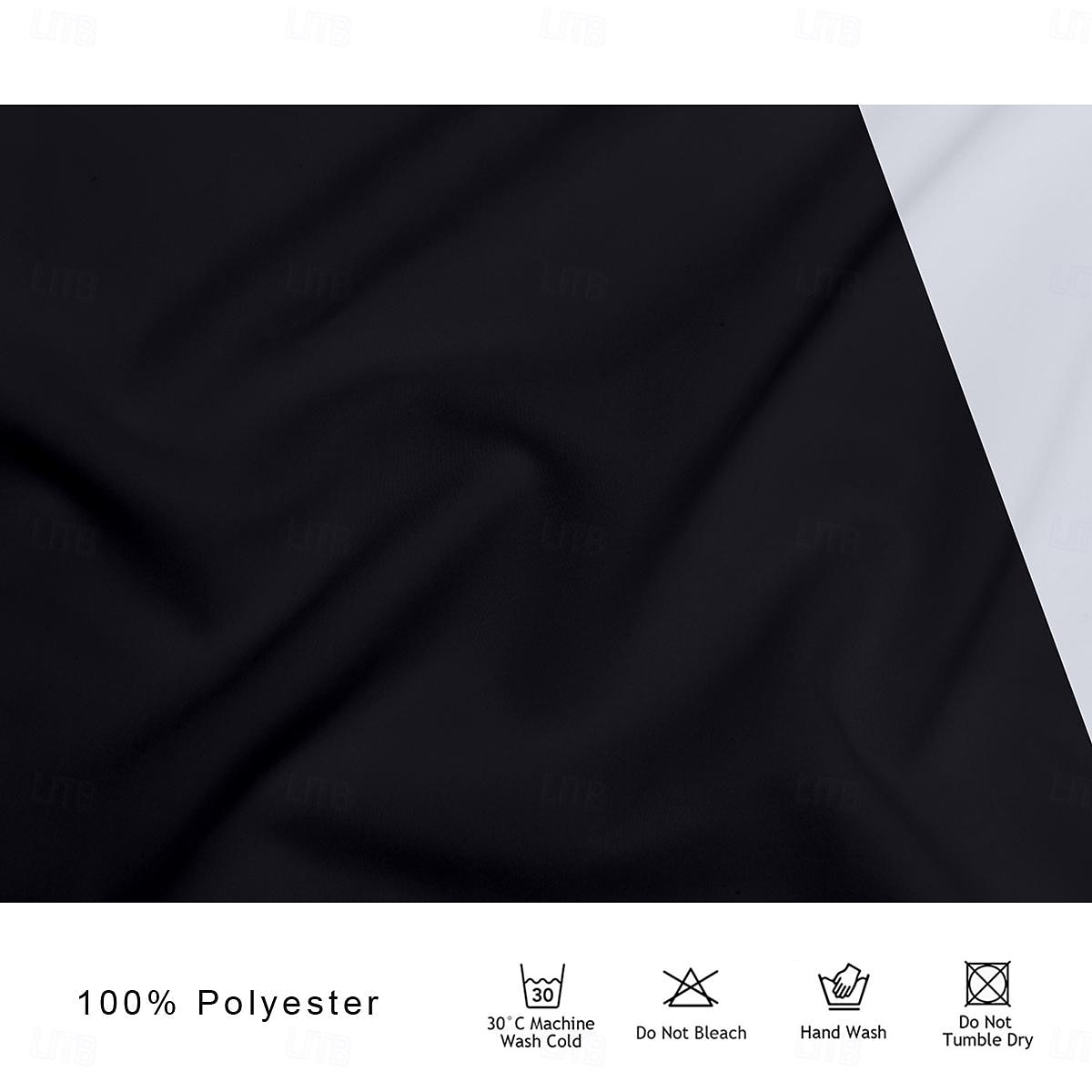 Men's Bowling Shirt Button Up Shirt Printed Shirts Short Sleeve Casual Outdoor Daily Summer Turndown Print Button-Down Black Blue Khaki 2026 - $25.99 –P6