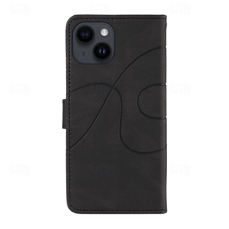 Чехол для телефона для iPhone 16 iPhone 15 Pro Max iPhone 14 13 12 11 Pro Max Plus Mini SE кошелек чехол с магнитом полный защитный с подставкой геометрический узор TPU PU кожа 2025 - $17.99 –P14