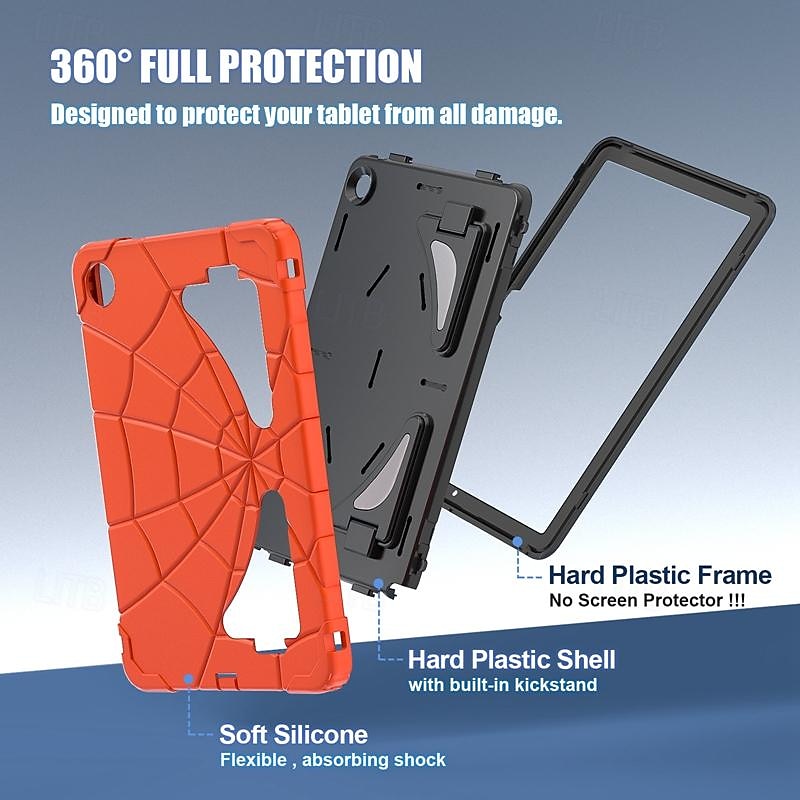 Tablet Case Cover For Samsung Galaxy Tab A9 8.7" S9 11 inch S8 11'' S7 11'' A8 10.5'' A9 Plus 11" with Adjustable Kickstand Shockproof Cartoon PC Silicone 2025 - $26.99 –P9