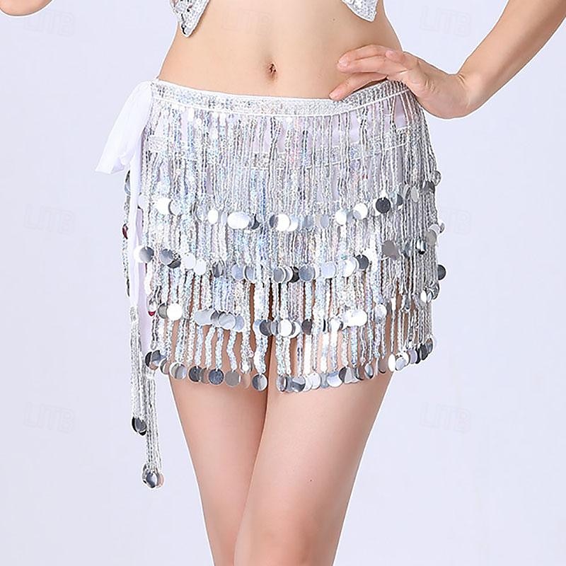 Magedans Dansetilbehør Belte Glimmer Holder Ledning Ren Farge Dame Ytelse Trening Høy Polyester Paljetter 2026 - $36.99 –P1