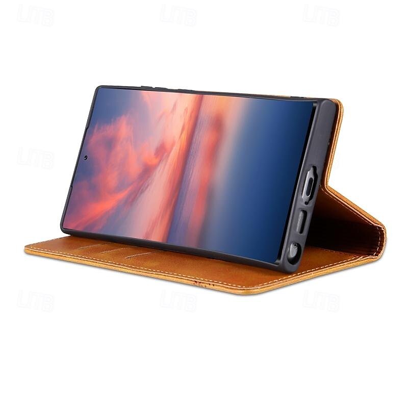 телефон Кейс для Назначение SSamsung Galaxy S24 S23 S22 S21 S20 Ultra Plus FE А55 А35 А25 А15 5Г A54 A34 A14 S25 Ультра Кошелек для карт Магнитный Полная защита тела Откидная подножка Ретро 2025 - $16.99 –P6
