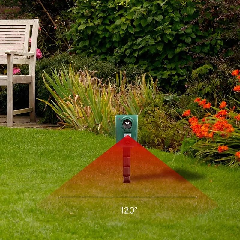 Solar-Powered Ultrasonic Animal Repeller -Waterproof MotionSensor Deterrent for Cats Dogs Birds and Wildlife in Gardens &Outdoors 2026 - $29.99 –P9