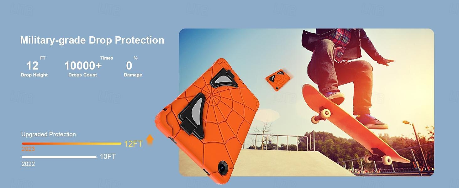 Tablet Case Cover For Samsung Galaxy Tab A9 8.7" S9 11 inch S8 11'' S7 11'' A8 10.5'' A9 Plus 11" with Adjustable Kickstand Shockproof Cartoon PC Silicone 2025 - $26.99 –P15
