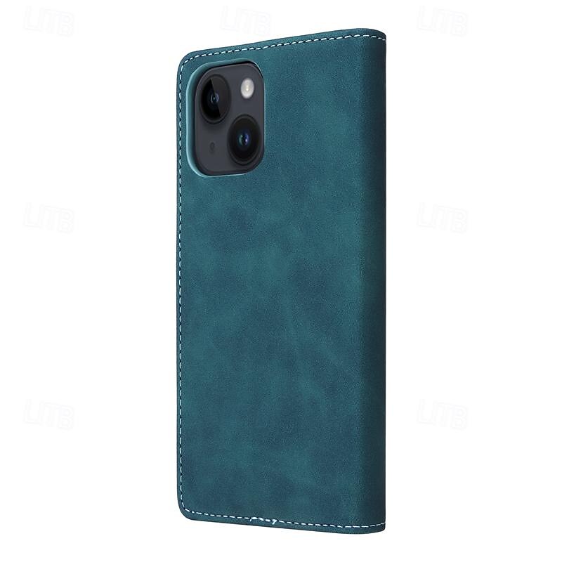 τηλέφωνο tok Για iPhone 16 iPhone 15 Pro Max iPhone 14 13 12 11 Pro Max Plus Θήκη κάρτας πορτοφολιού Προστατευτικό για όλο το σώμα Σταντ ποδηλάτου Υποδοχή κάρτας Ρετρό TPU PU δέρμα 2025 - $18.99 –P3