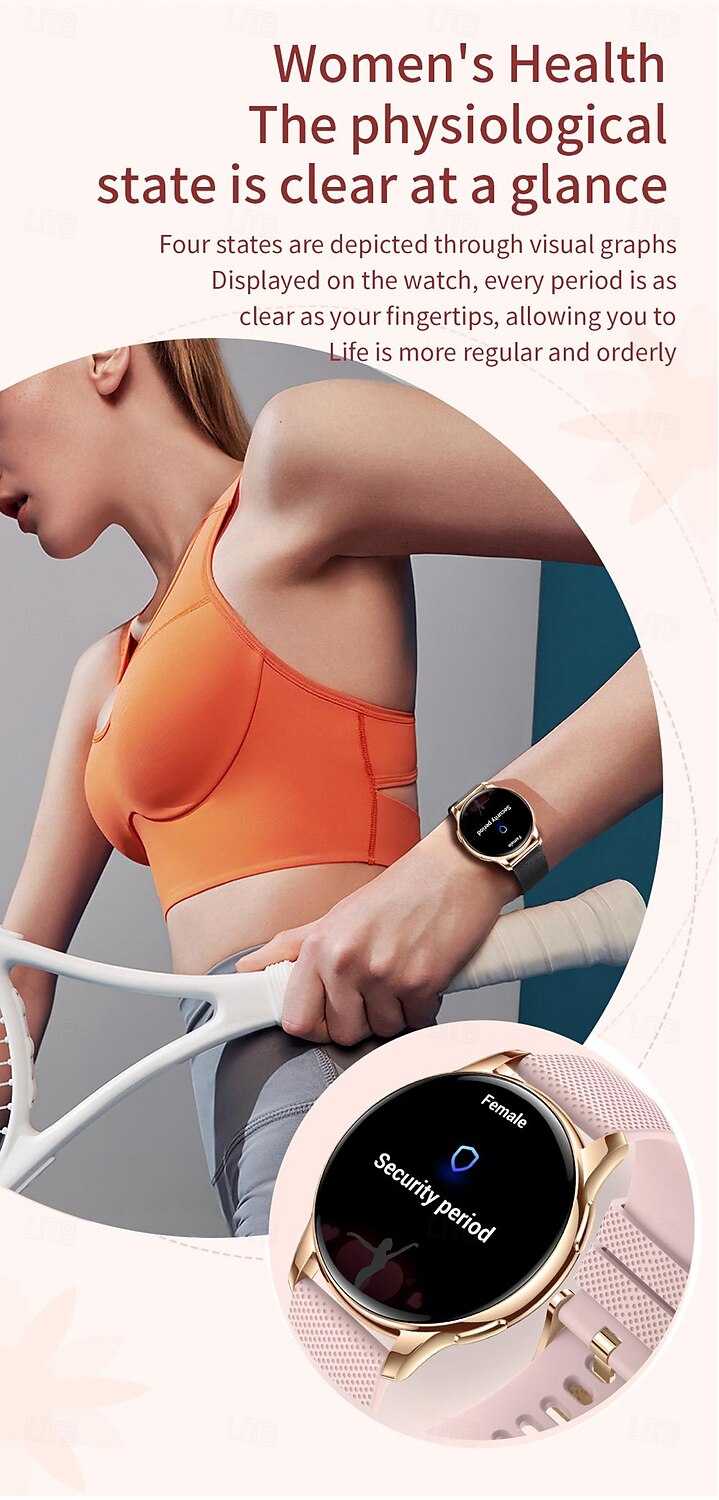 696 Y11 Smart Watch 1.32 inch Smartwatch Fitness Running Watch Bluetooth ECG+PPG Pedometer Call Reminder Compatible with Android iOS Women Men Hands-Free Calls Message Reminder IP 67 42mm Watch Case 2025 - $57.99 –P12