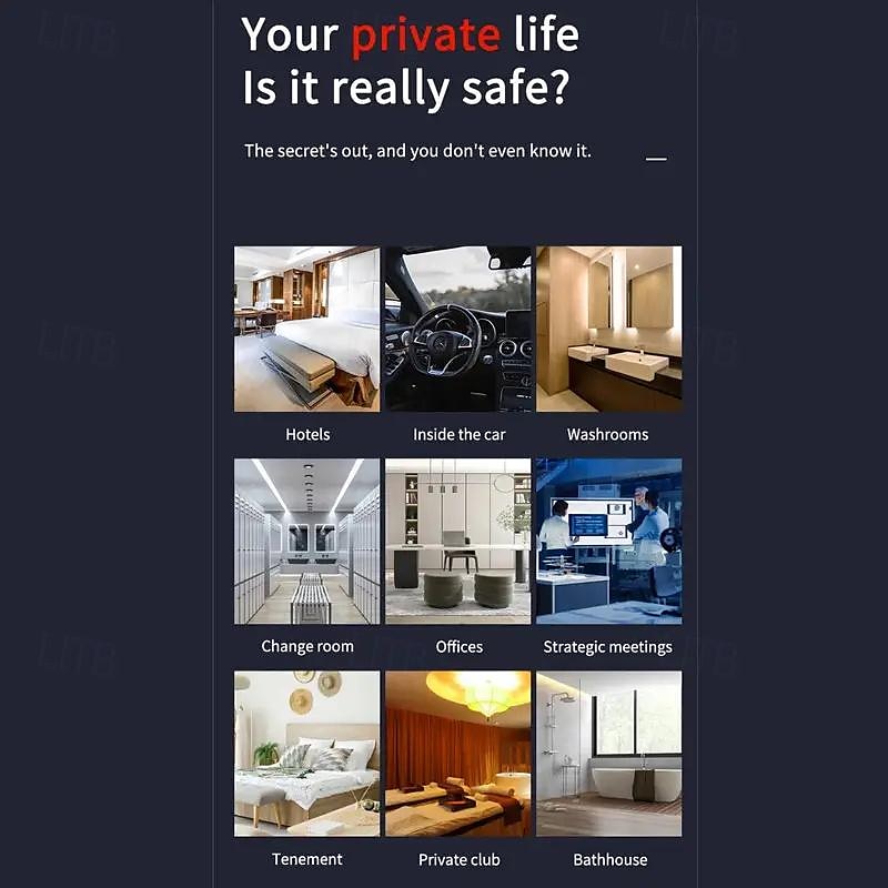 Hidden Camera Detectors Mini Anti-Spy Camera Detector TrackerIntelligent Signal Scanner Device For Hotel Apartment 2025 - $47.99 –P3