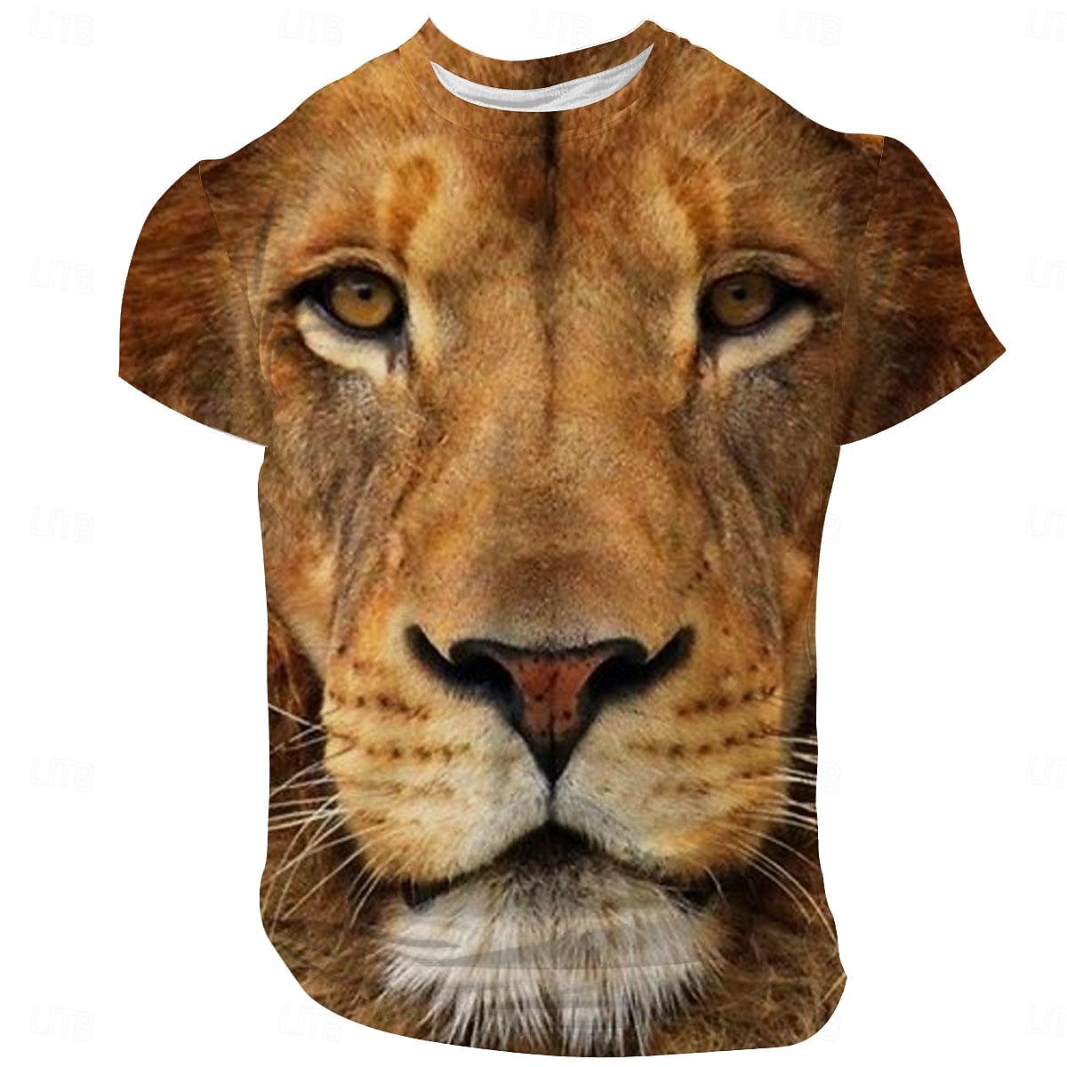 2026年 男性用 動物 野生動物 Tシャツ 半袖 Tシャツ 3Dプリント クルーネック シャツ 旅行度假风 誇張された デザイナー パーティー 誕生日 ストリート ダークブラウン ブラック / ホワイト ブラック 夏 春 衣類 S M L XL XXL XXXL  コレクション – $19.49 –P4