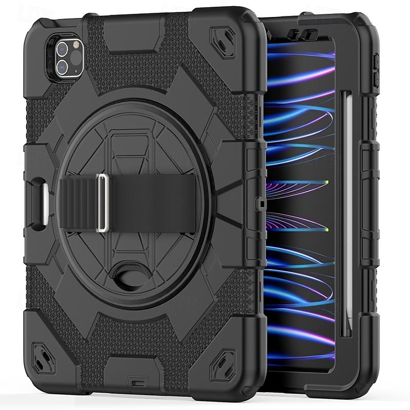 Tábua Capa da Caixa Para Apple iPad 10.9'' 10º iPad Air 5º ipad 9th 8th 7th Generation 10.2 inch iPad Air 2º 9.7'' iPad Pro 4º 11'' iPad Pro 3º 11'' iPad Pro 2º 11'' iPad Pro 1º 11'' Portátil Punho de 2025 por $47.99 –P3