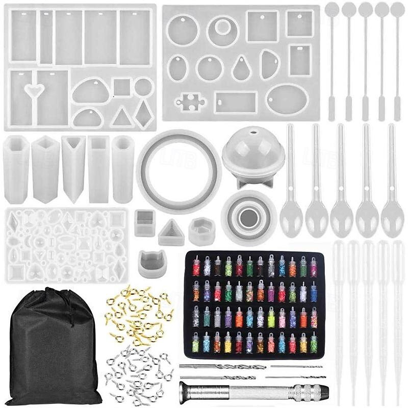 Kristall-Tropfer-Form, Armband-Anhänger, Schmuck-Silikonform, Set mit DIY-Tropfer-Form 2025 - $42.99 –P6