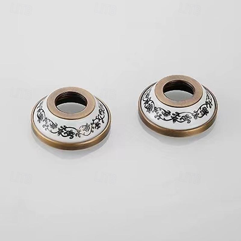 Rubinetto doccia Impostato - Docetta inclusa Stile vintage Ottone antico Esterno Valvola in ottone Bath Shower Mixer Taps del 2025 a $153.99 –P9