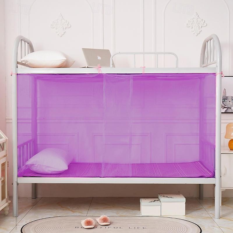 myggnett tetthetsstropp student hybel myggnett ensfarget hvit gårdsplass bryllup myggnett inkluderer et par tau myggforebyggende kroker myggnetting 2025 - $12.99 –P17