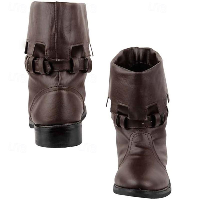 Retro Středověké Renesanční Boty Ploché jazzové boty Pirát Rytíř Viking Valhalla Pánské Dámské Unisex Plesová maškaráda Večírek Plesová maškaráda Dospělé Boty Celý rok 2025 - $48.99 –P5