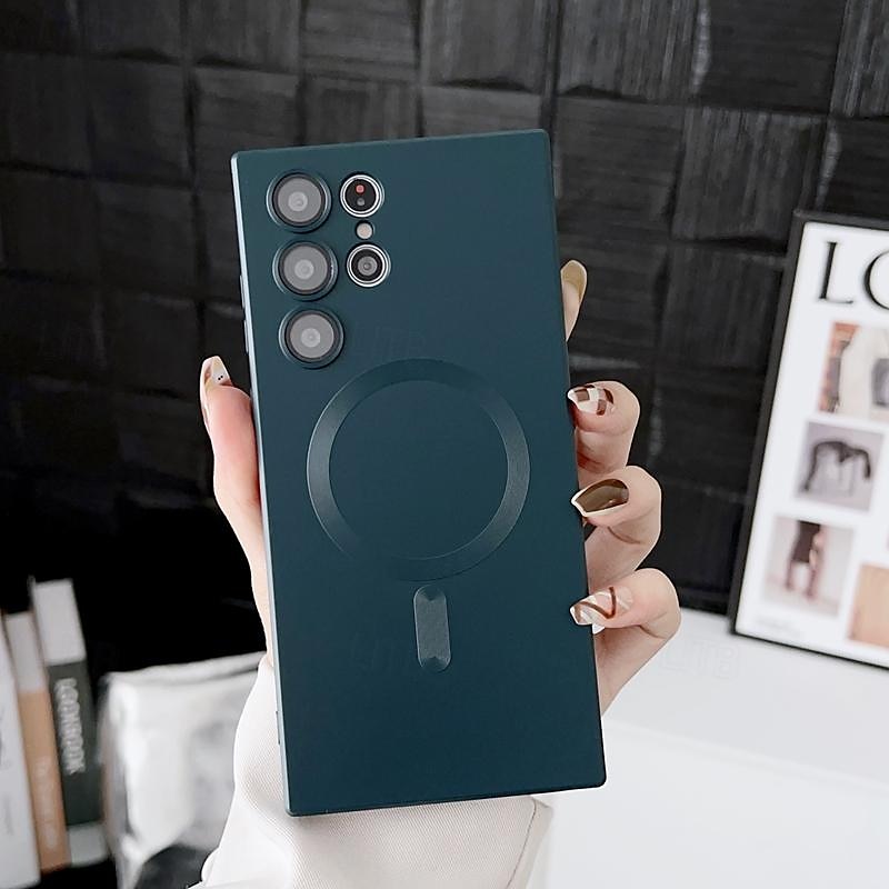 טלפון מגן עבור סמסונג גלקסי S24 S23 S22 S21 Ultra Plus Note 20 Ultra Note 10 Plus הערה 20 10 S25 Ultra כיסוי אחורי תמיכה בטעינה אלחוטית עמיד בזעזועים TPU צפוי 2025 - $11.99 –P7