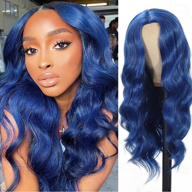 lunghe parrucche bianche ombre per donne nere 26 parrucca lunga ondulata da 28 pollici con frangia per le donne grandi capelli rimbalzanti e soffici in fibra sintetica senza colla per cosplay e uso del 2025 a $21.99 –P9