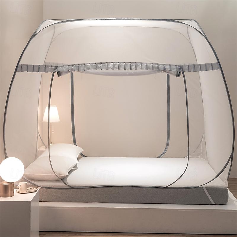 79" Double Door Mosquito Net Plus Size Mosquito Tent Increase Density Gauze Mosquito Net for Bed Mosquito Netting Free Installation 2025 - $37.99 –P3