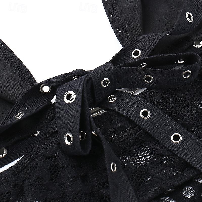 Sexy Y2K Anno 2000 Vestito Ragazza gotica Per donna Halloween Carnevale Mascherata Festa / Sera Vestito del 2025 a $35.99 –P11