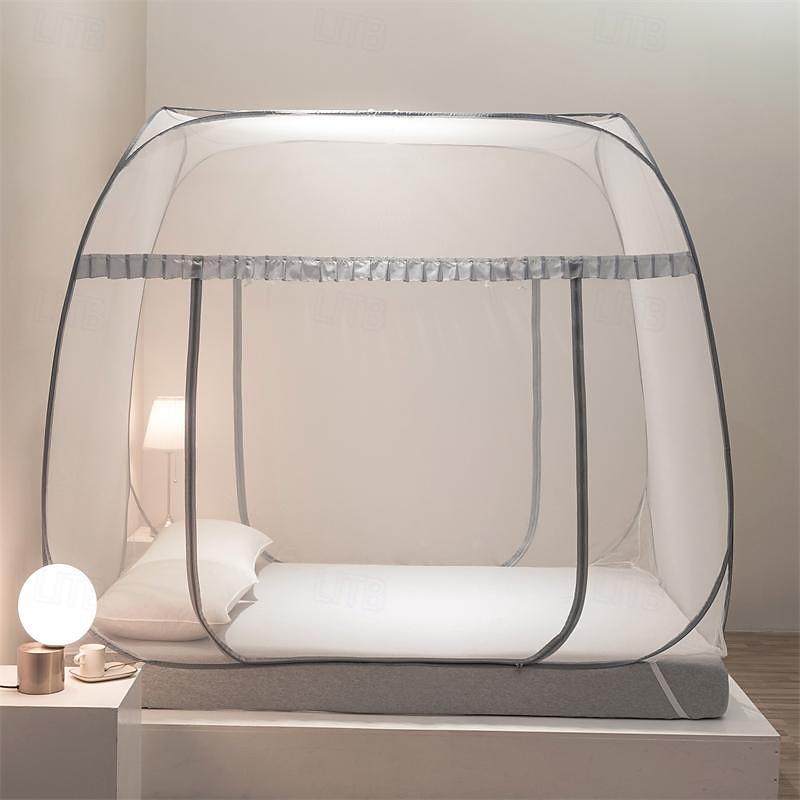 79" Double Door Mosquito Net Plus Size Mosquito Tent Increase Density Gauze Mosquito Net for Bed Mosquito Netting Free Installation 2025 - $37.99 –P12