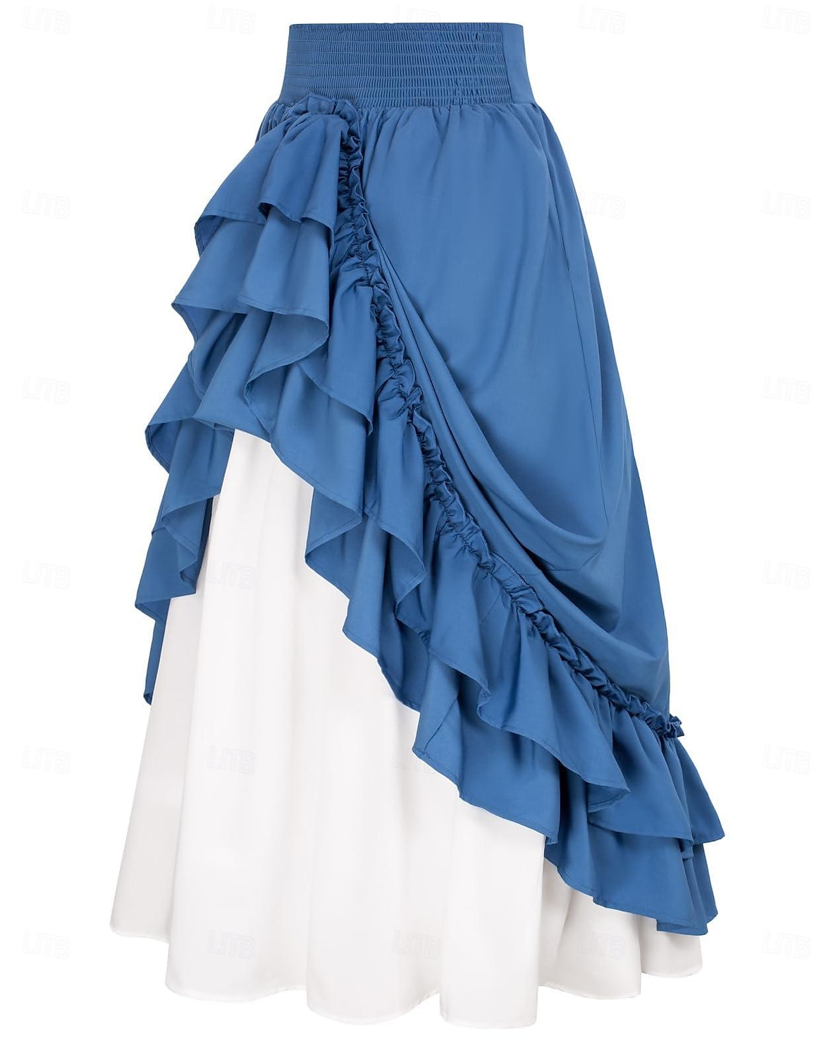 Punk & Gothic Medieval Renaissance Skirt Cosplay Costume Maxi Skirt Solid Colored Women's Celtic Pirate Fantasy Halloween Carnival Masquerade Carnival Casual Daily Adults' Skirt 2025 - $34.99 –P5
