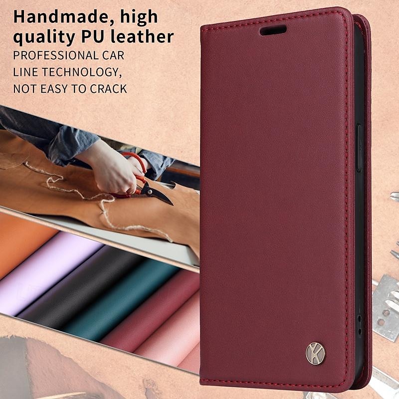 Phone Case For Samsung Galaxy S24 S23 S22 S21 S20 Ultra Plus FE A54 A34 A14 Note 20 10 S25 Ultra Wallet Case Magnetic Full Body Protective Kickstand Retro TPU PU Leather 2025 - $17.99 –P9