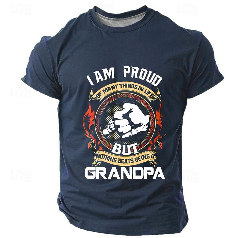 Per uomo Lettera Mano Gesto Maglietta maglietta Stampa 3D Girocollo Camicia Quotidiano Athleisure Festival Streetwear Regali per la festa del papà Festival Nero Rosso Blu Estate Primavera del 2025 a $17.99 –P4