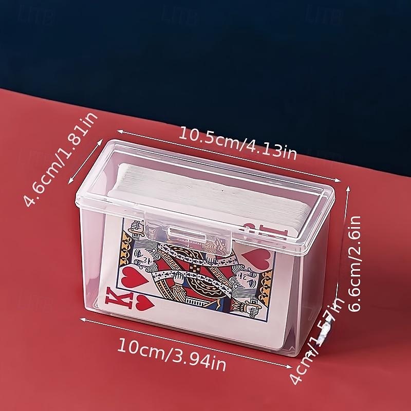 läpinäkyvä muovikorttien säilytyslaatikko: ihanteellinen järjestäjä pelikorteille, henkilökorteille, pelikorteille, käyntikorteille ja muille 2026 - $14.89 –P10