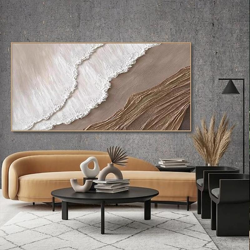 Handmatig Met de hand gemaakt Hang-geschilderd olieverfschilderij Handgeschilderde Verticaal Abstract Landschap Modern Impressionisme Zonder Inner Frame (Geen frame) 2025 - $116.99 –P1