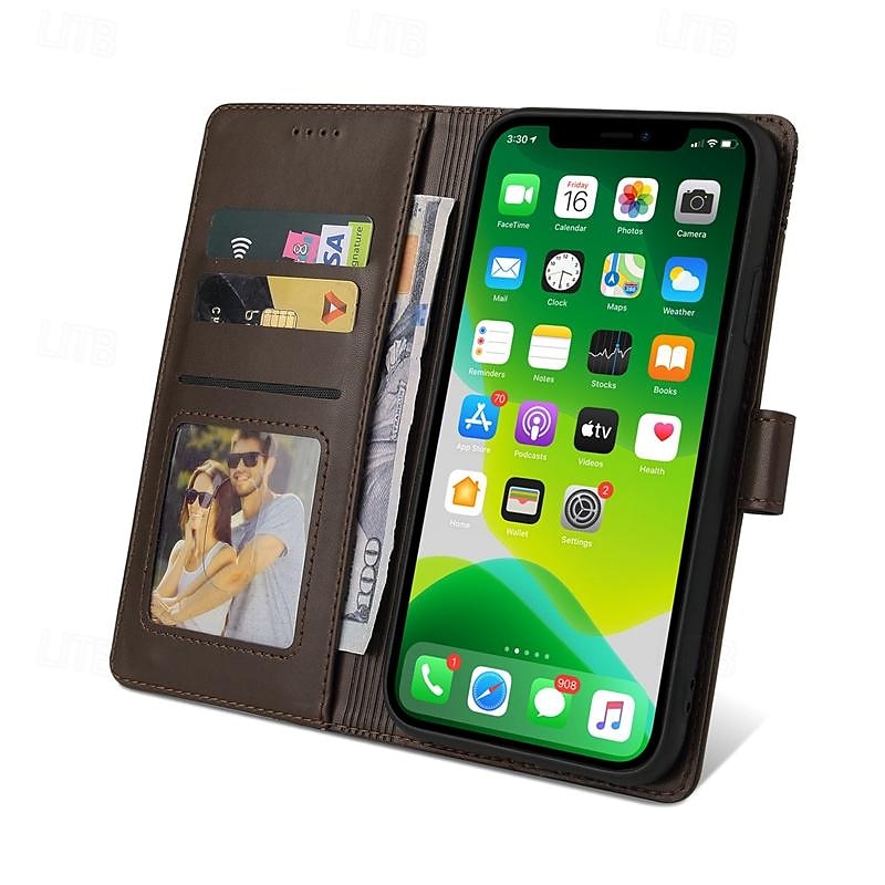 telefon Kılıf Na iPhone 15 Pro Max iPhone 14 13 12 11 Pro Max Plus Mini SE Etui na karty portfela Magnetyczne Ochrona całego ciała Stopka Retro TPU Skóra PU 2025 - $17.99 –P10