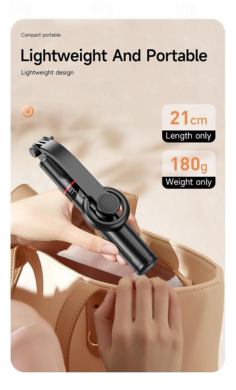Selfie Stick Bluetooth Extendable Max Length 104.5 cm For Universal Android / iOS Universal 2025 - $28.99 –P12