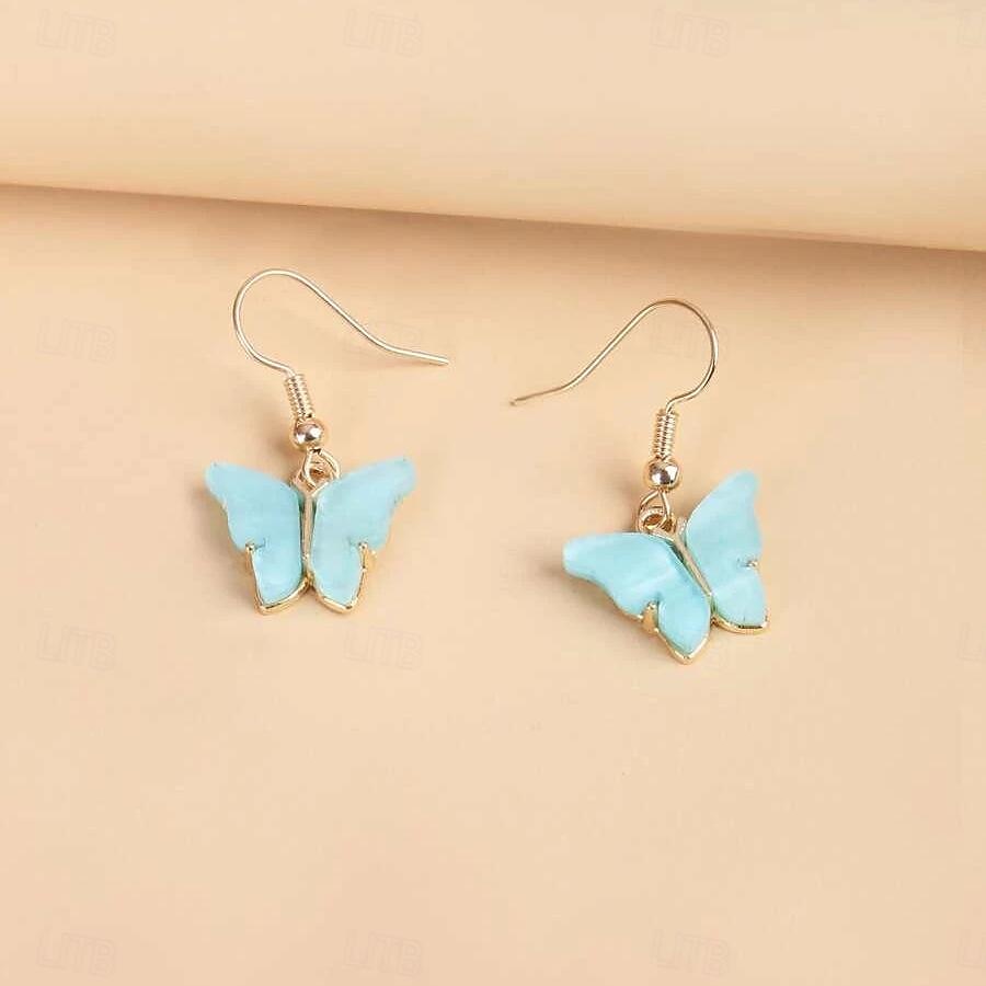 1 paio Orecchini pendenti For Per donna Compleanno Da sera Lega geometrico Moda Con animale del 2025 a $2.49 –P1