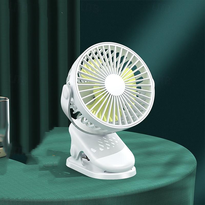 Kétmotoros Hordozható Légkondicionáló Ventilátor – 5 Sebességes USB Hűtő Levegő Fújó Nagy Akkumulátorral Kempingezéshez és Utazáshoz 2025 - $25.99 –P4
