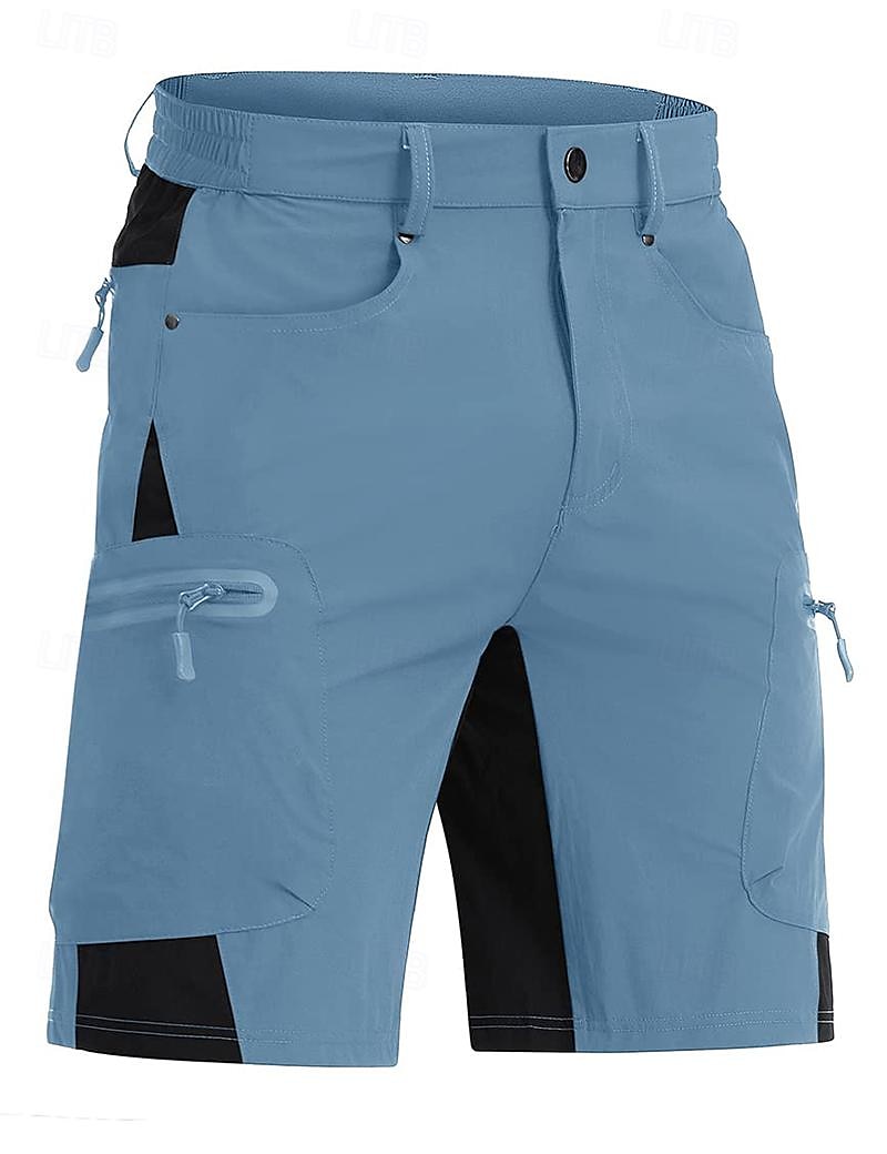 Homens Shorts táticos Bermuda Cargo Calção Shorts casuais Patchwork Bolso Com Zíper Perna reta Tecido Respirável Macio Comprimento do joelho Casual Diário Feriado Moda Roupa de rua Cáqui Cinza Claro de 2025 por $25.99 –P6