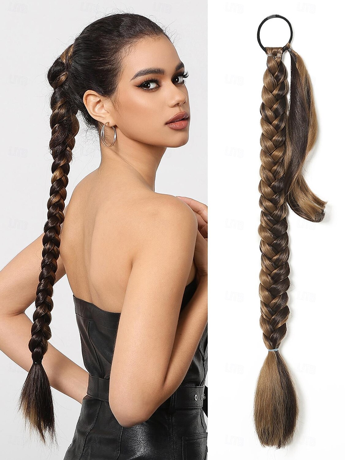 Extension Jumbo Box Braids Synthetic Hair Braiding Hair 2pcs / pack 2025 - $10.99 –P1