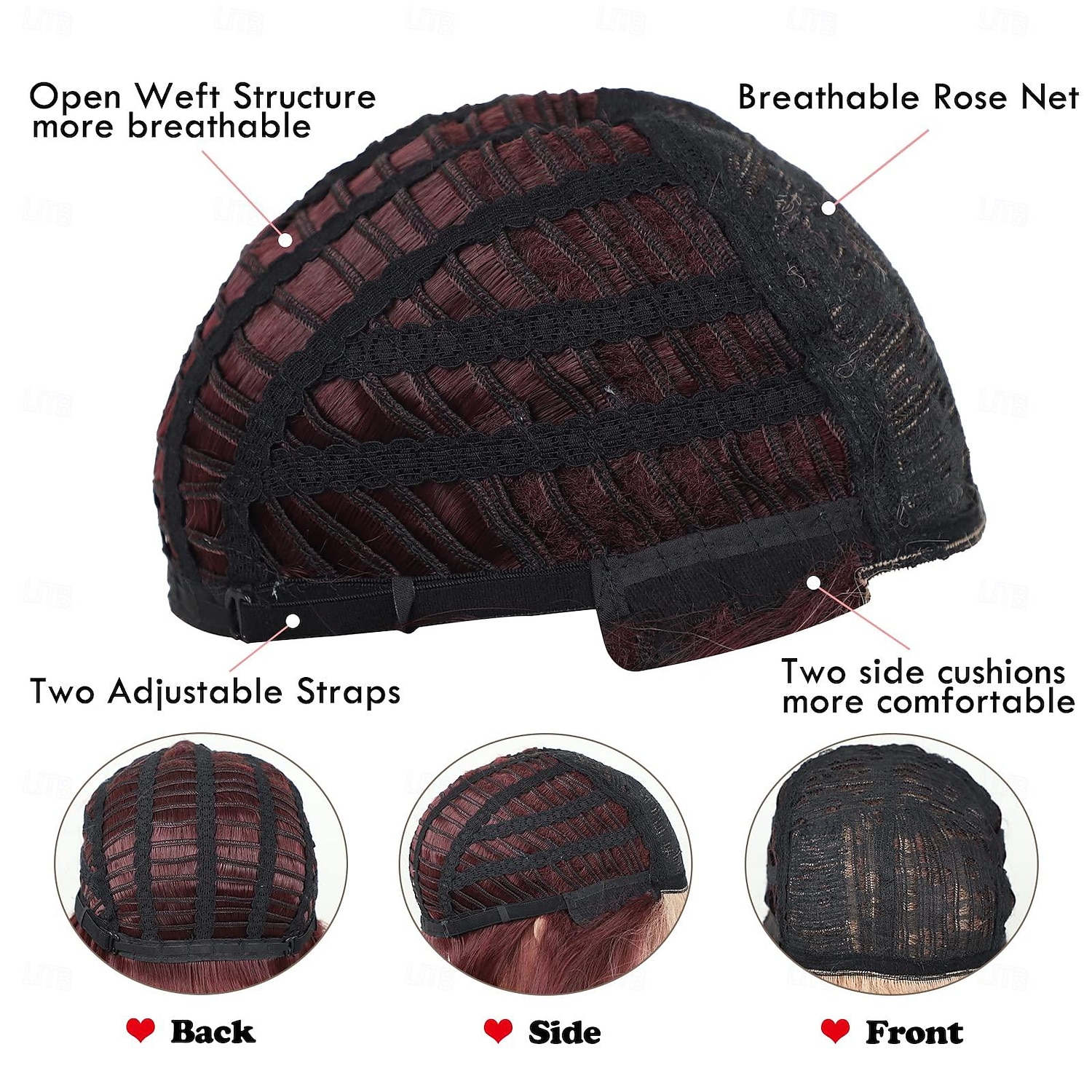 sidedel korte lag bob parykker for hvite kvinner blond blandet brun søt rett nisse bob parykk invertert bob parykk syntetisk halloween cosplay hår erstatning parykk 2025 - $7.99 –P6