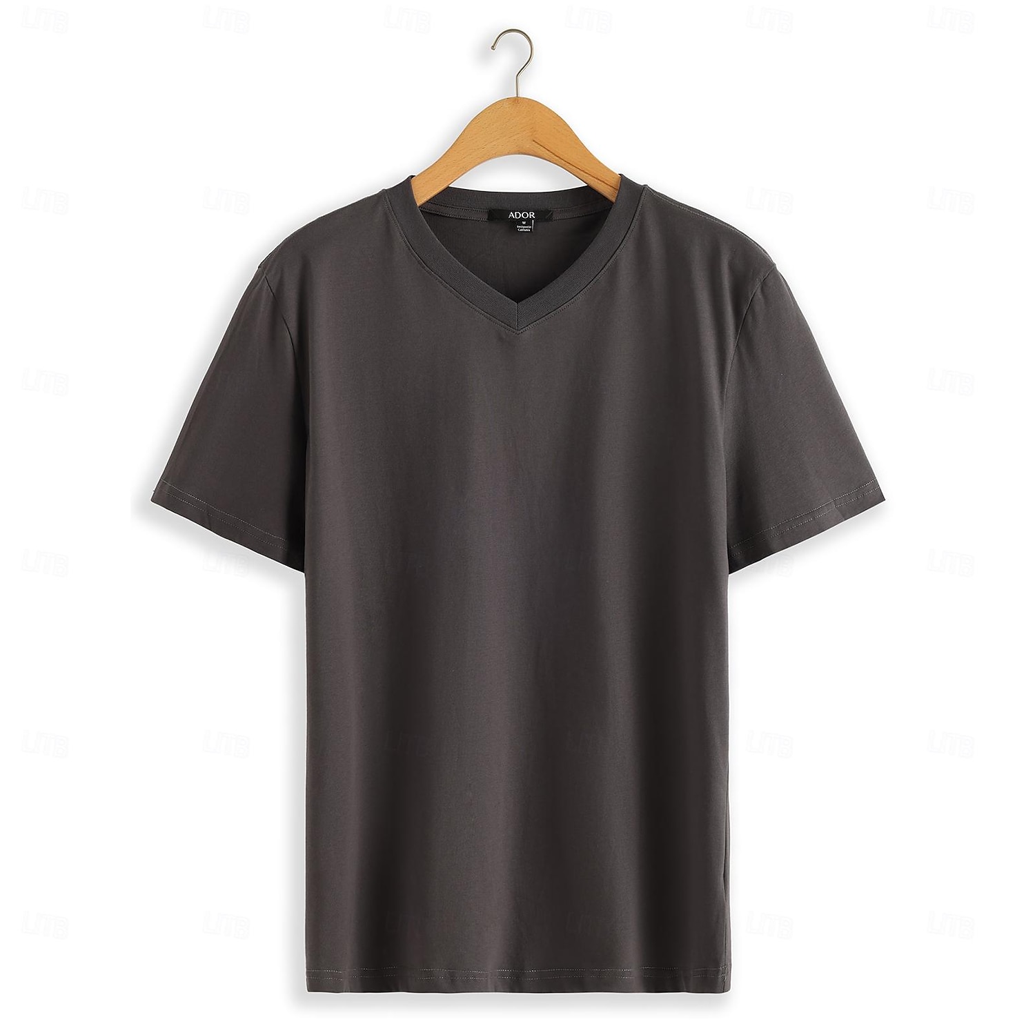 Herr T-shirt T-tröja Kort ärm V-hals Sommar Slät Mode Designer Klassisk Semester Gata Utekväll Svart Vit Blå Topp t-shirt för män 2025 - $18.99 –P3