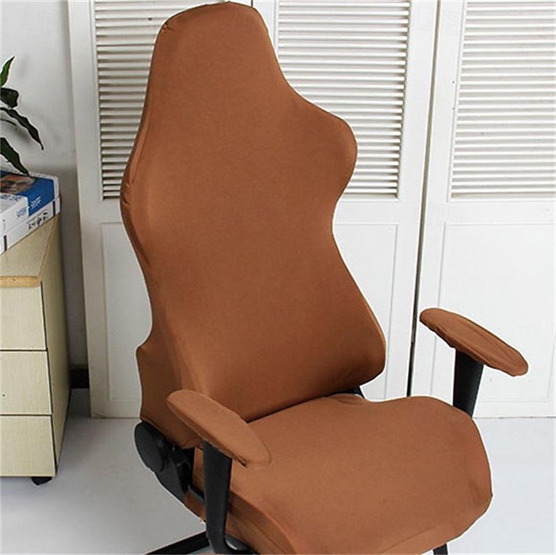 Housses de chaise de jeu d'ordinateur, solides, universelles, lavables, pour salle à manger de 2025 ? $20.99 –P19