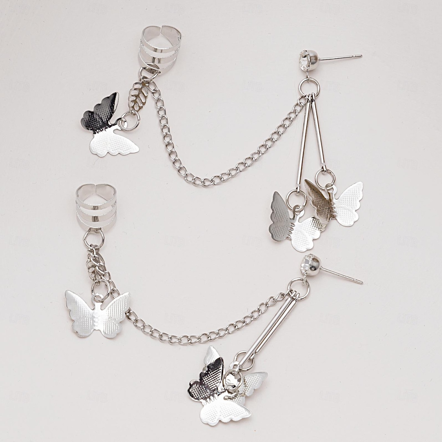 1 para Kolczyki drop Mankiet do uszu For Damskie Impreza / Wieczór Prezent Randka Stop Zwierzę 2025 - $2.49 –P1