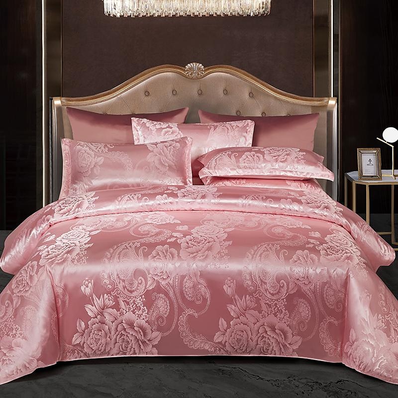 3 stk kjølende dynetrekk elegant damast stoff jacquard dynetrekk sett 3-delt dynetrekk sateng sengetøy sett fullt dynetrekk putevar(1 dynetrekk 2 putevar) 2025 - $68.99 –P15