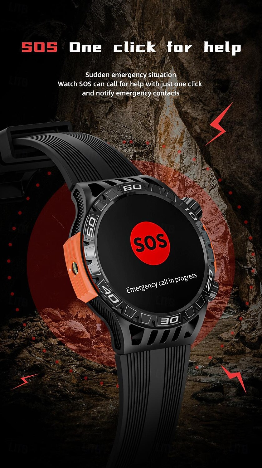 LOKMAT ZEUS 6 PRO Умные часы 1.46 дюймовый Смарт Часы Bluetooth Педометр Напоминание о звонке Датчик для отслеживания активности Совместим с Android iOS Женский Мужчины 2025 - $42.99 –P8