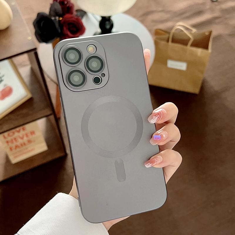телефон Кейс для Назначение айфон 16 Айфон 15 Про Макс Плюс iPhone 14 13 12 11 Pro Max Plus Кейс на заднюю панель Поддержка беспроводной зарядки Защита от удара ТПУ Покрытие 2025 - $11.99 –P7