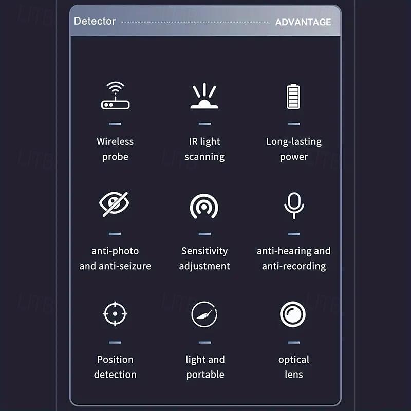 Hidden Camera Detectors Mini Anti-Spy Camera Detector TrackerIntelligent Signal Scanner Device For Hotel Apartment 2025 - $47.99 –P2